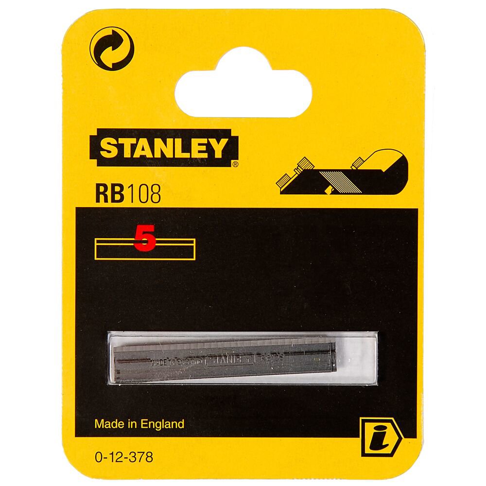 stanley 0-12-378, lame de schimb pentru rindea, din otel, 50mm 2 Stanley 0-12-378, Lame de schimb pentru rindea, din otel, 50mm - imagine 2
