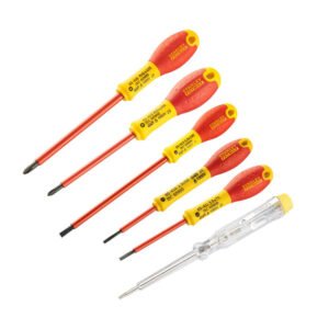 Stanley 0-65-441, Set 6 surubelnite VDE, tip PH, drepte si tester de tensiune