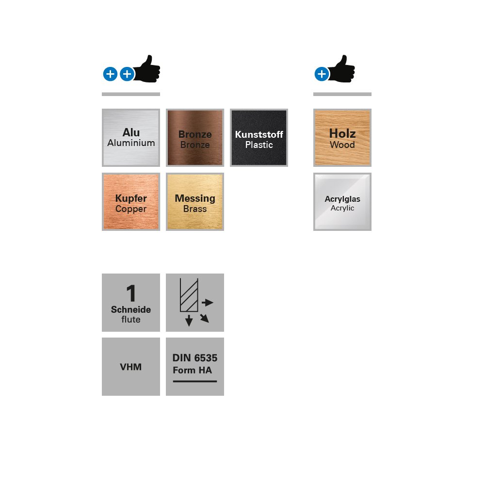 freza pentru gravura, datron 0068284, 180 grade, 3.0x40.0x3.0mm 3 Freza pentru gravura, Datron 0068284, 180 grade, 3.0x40.0x3.0mm - imagine 3