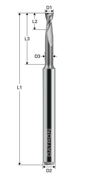 freza de adancime, toric cut, 2 caneluri, datron 0078810, 10.0x10.0x10.0mm 2 Freza de adancime, Toric Cut, 2 caneluri, Datron 0078810, 10.0x10.0x10.0mm - imagine 2