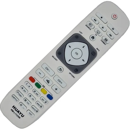 RM-L1125W Telecomanda pentru LCD/LED PHILIPS cu coduri SAA3010 ?i PHILIPS (POWER?"1"-SAA3010, POWER?"2"-PHILIPS)