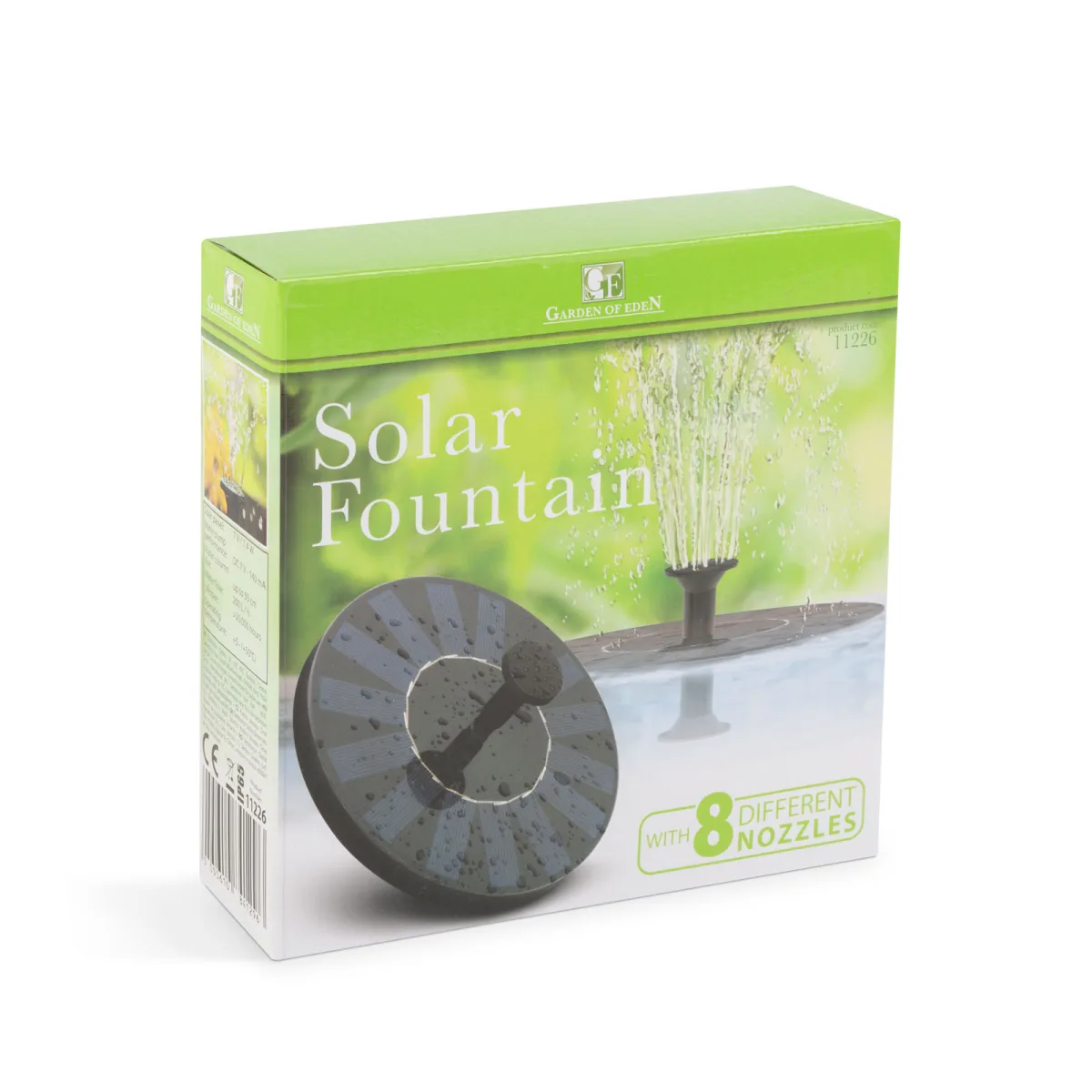 Fantana solara plutitoare, pompa apa gradina 160 mm, panou solar 1.4 W, jet apa pana la 50 cm, iaz si lac gradina - imagine 4
