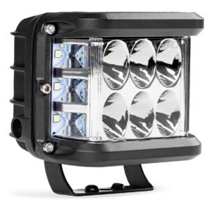 Proiector LED pentru Off-Road, ATV, SSV,  culoare 6500K, cu doua functii, tensiune 9 – 36V, dimensiune, 110 x 75 mm