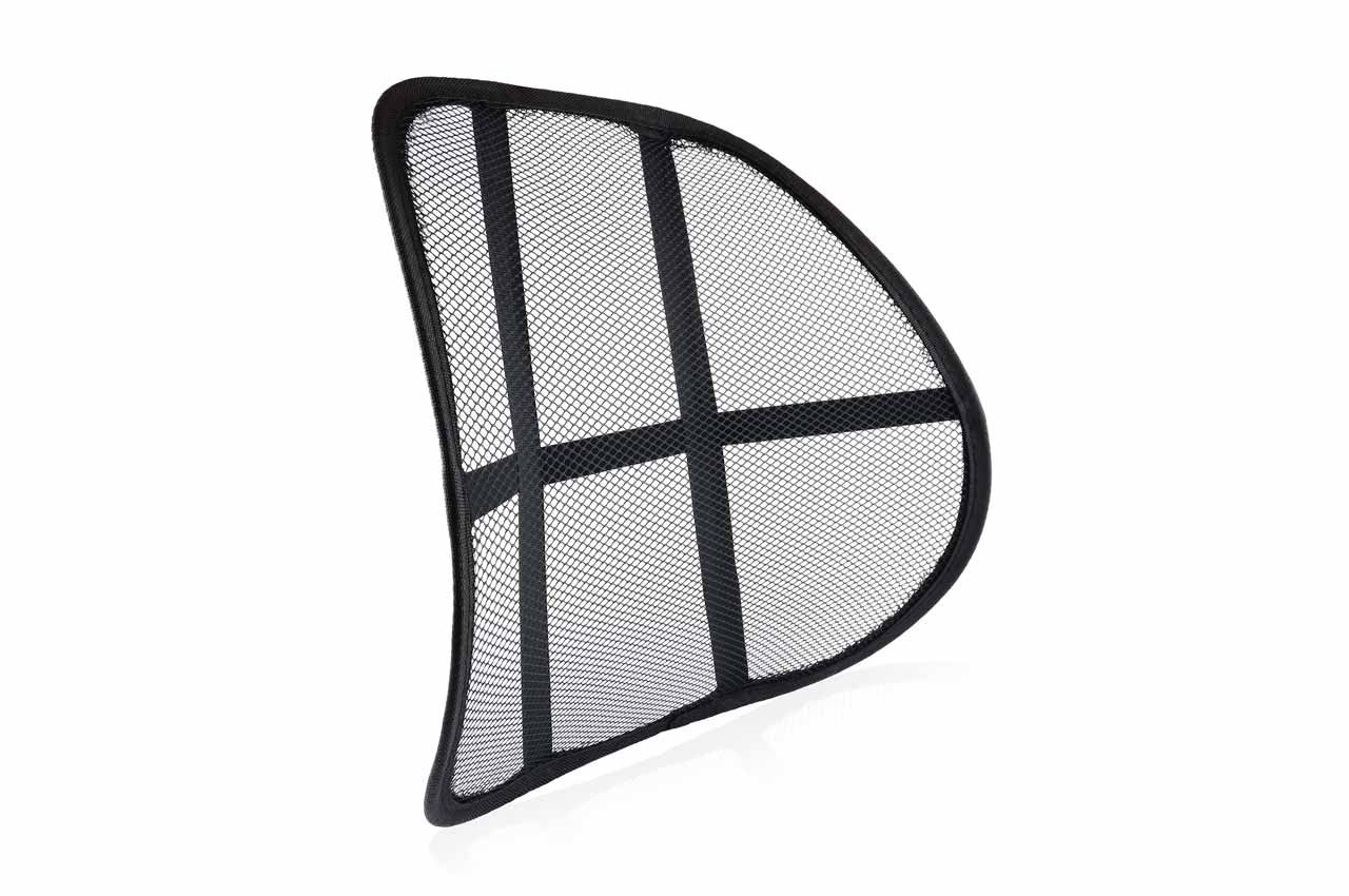 pernita scaun cu suport lombar pentru corectare postura, culoare neagra 1 Pernita scaun cu suport lombar pentru corectare postura, culoare Neagra