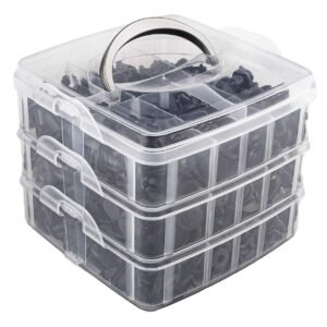 Set cleme – clipsuri reconditionare auto, 620 piese, diferite modele