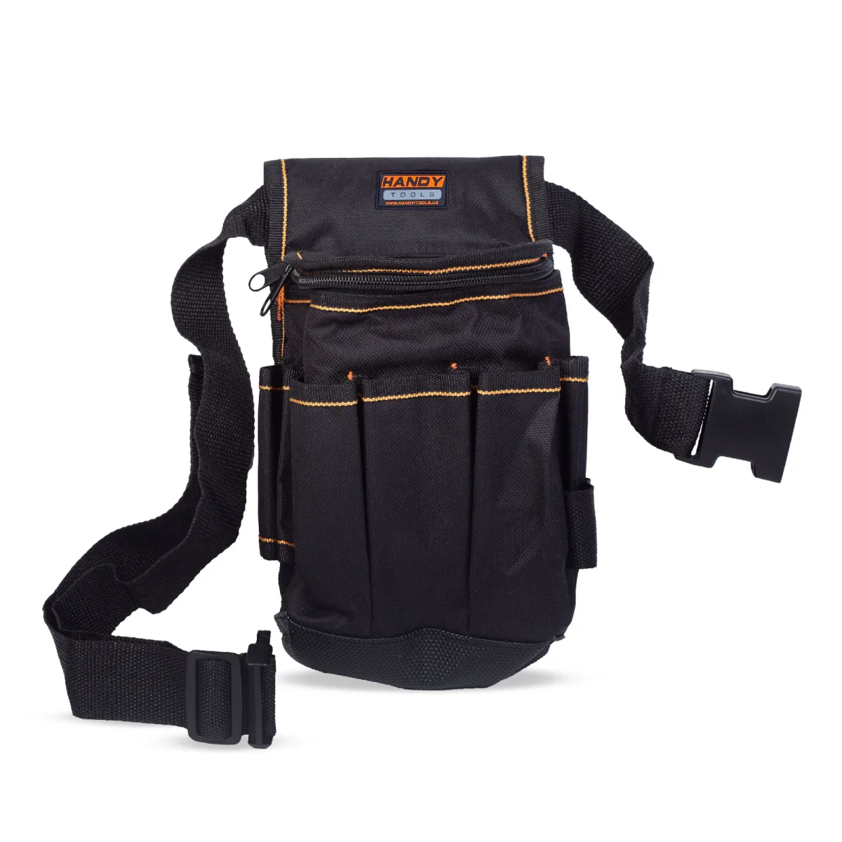 Centura Suport Scule Multifunctionala cu Buzunare si Suport Ciocan, Poliester, 15x20x10 cm