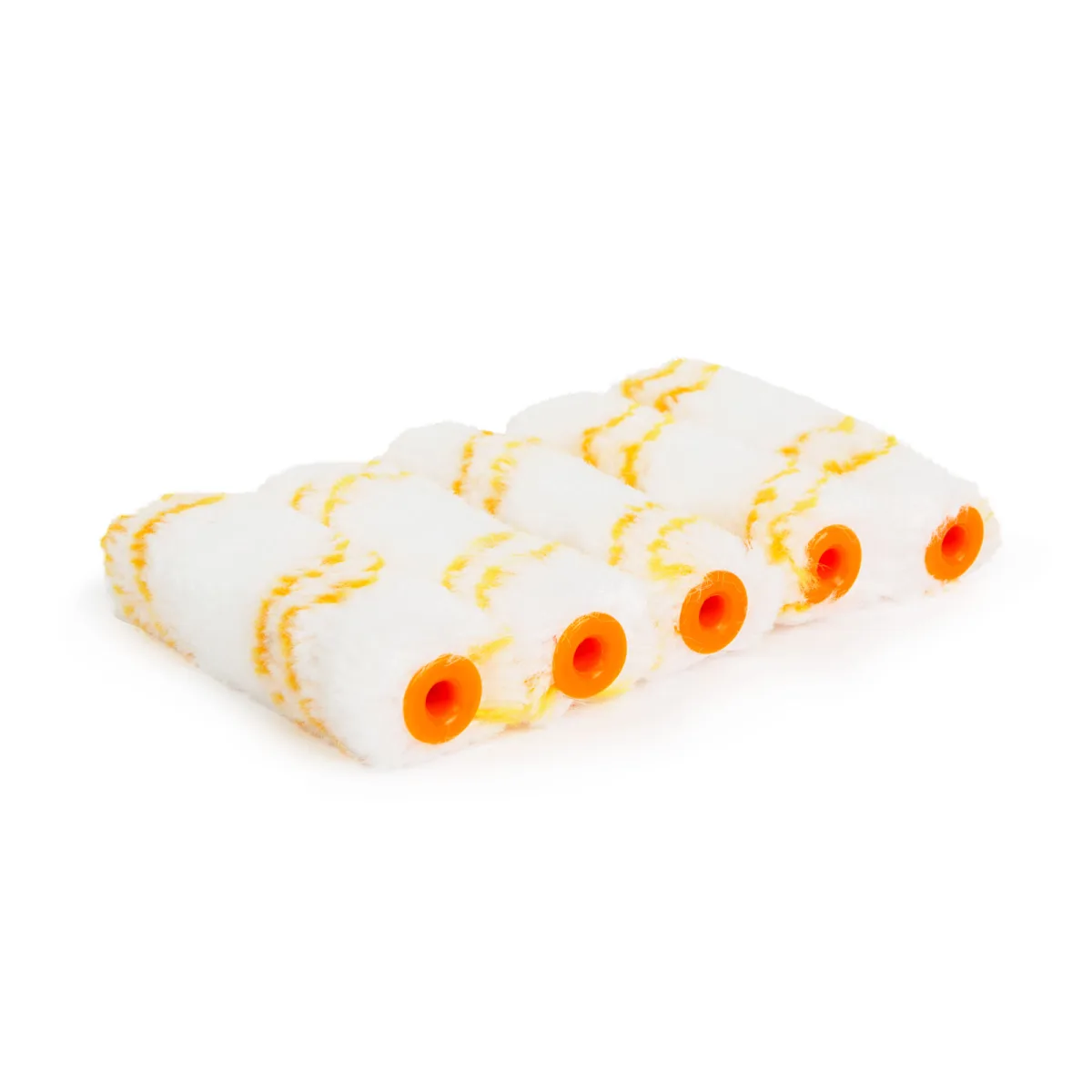 Role vopsit, 100 mm, poliamid 9 mm, 5 buc set, pentru vopsea latex, lac si lazura