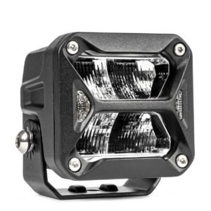 Proiector LED „PRO SERIES” cu doua functii pentru Off-Road, ATV, SSV, putere 18W, 1800lm, culoare 6000K, tensiune 10-30V, dimensiuni 82 x 78 x 76 mm