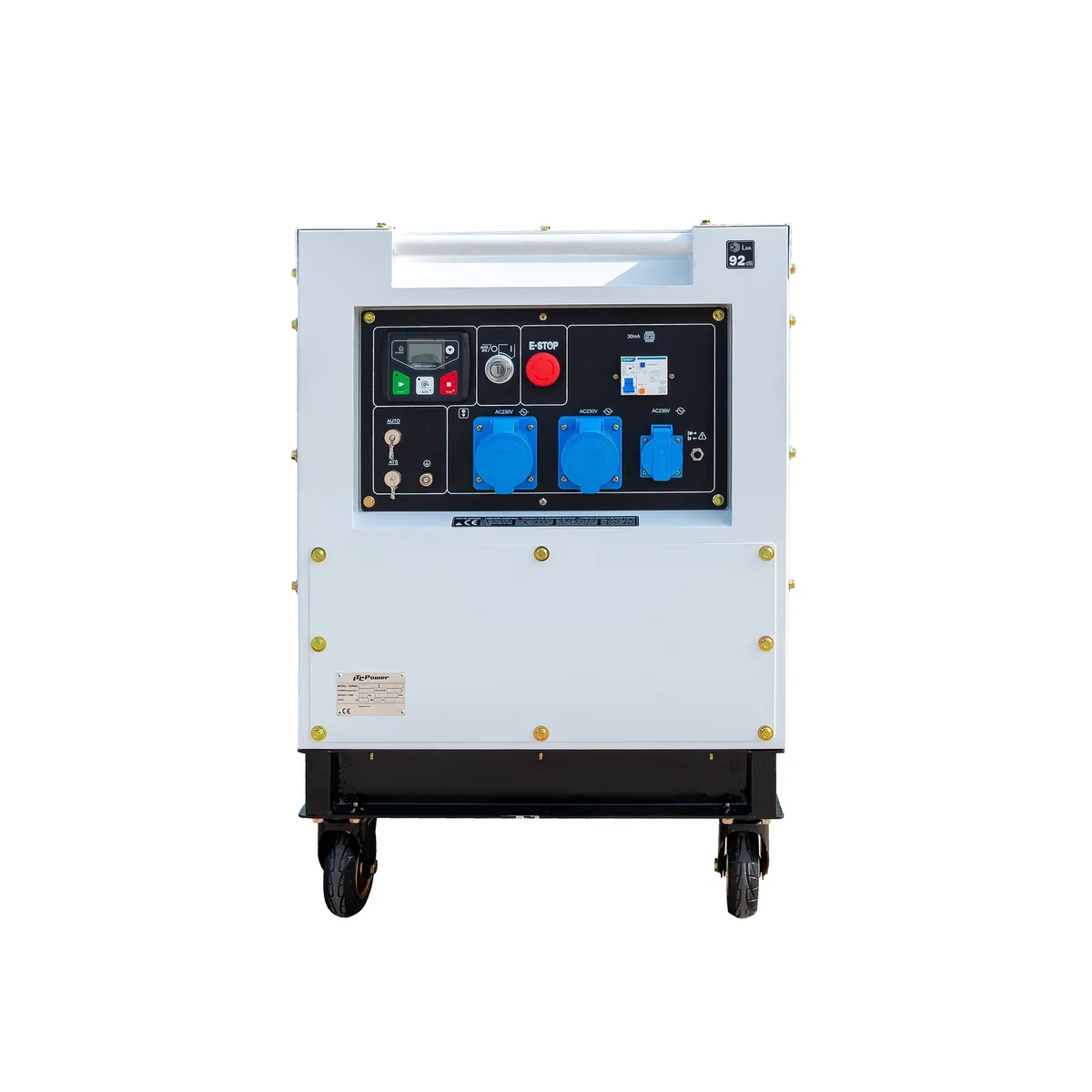 Generator diesel monofazat ITC Power DG10500SE, 8,5 kW, controller DC30, insonorizat - imagine 9