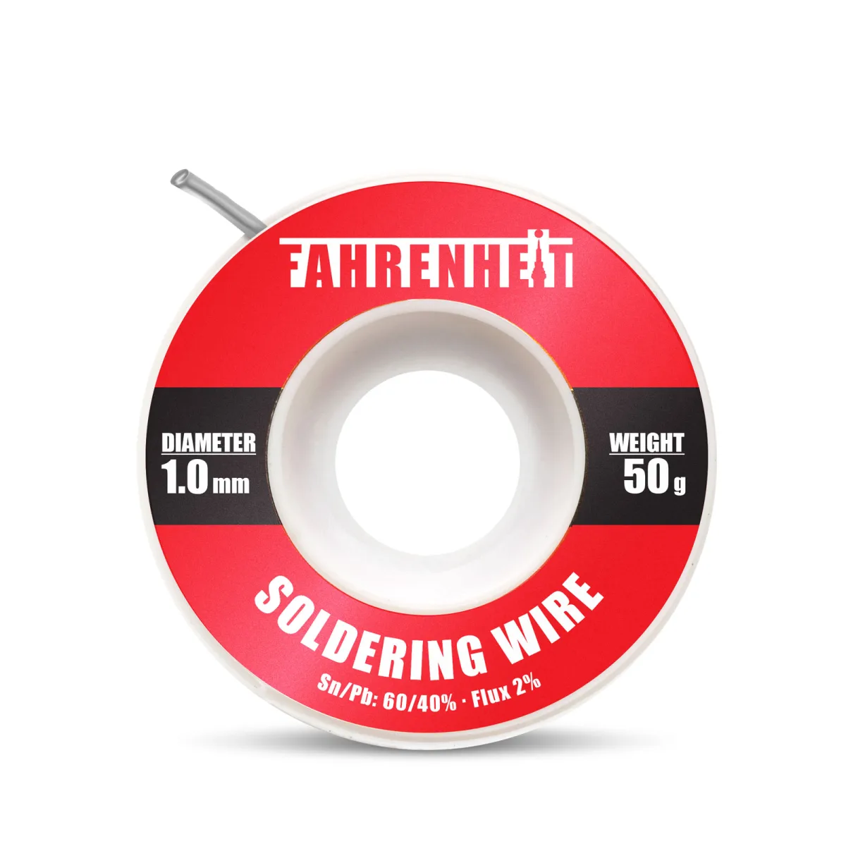 Staniu de lipit 1mm 50g Sn60 Pb40 cu flux 2% pentru electronica si lipire precisa