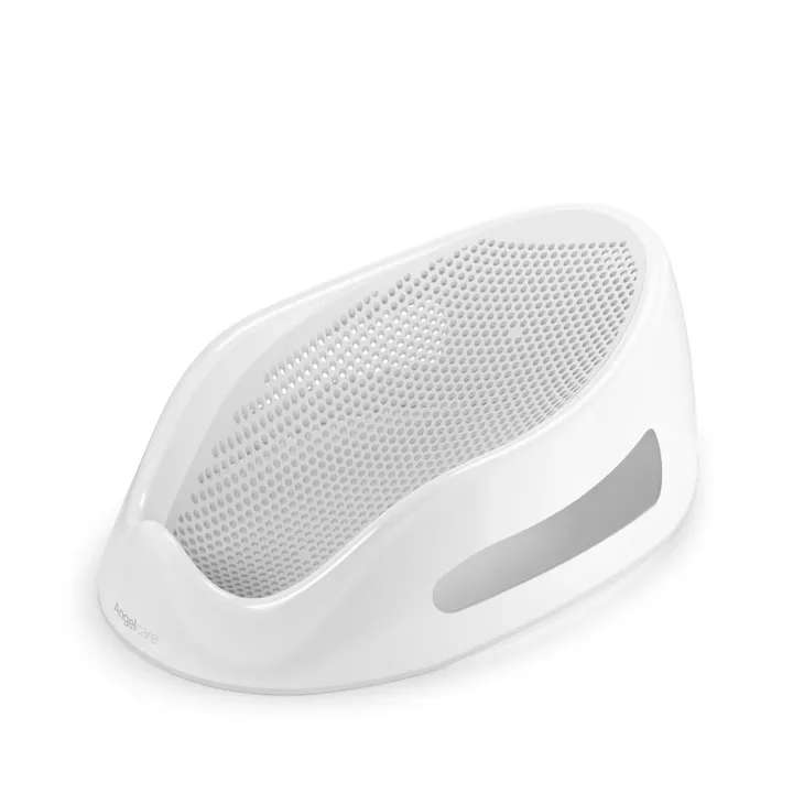Suport Baie Bebelusi Macvi® Antiderapant Ergonomic pentru Cadita 0-6 Luni Scurgere Rapida Alb