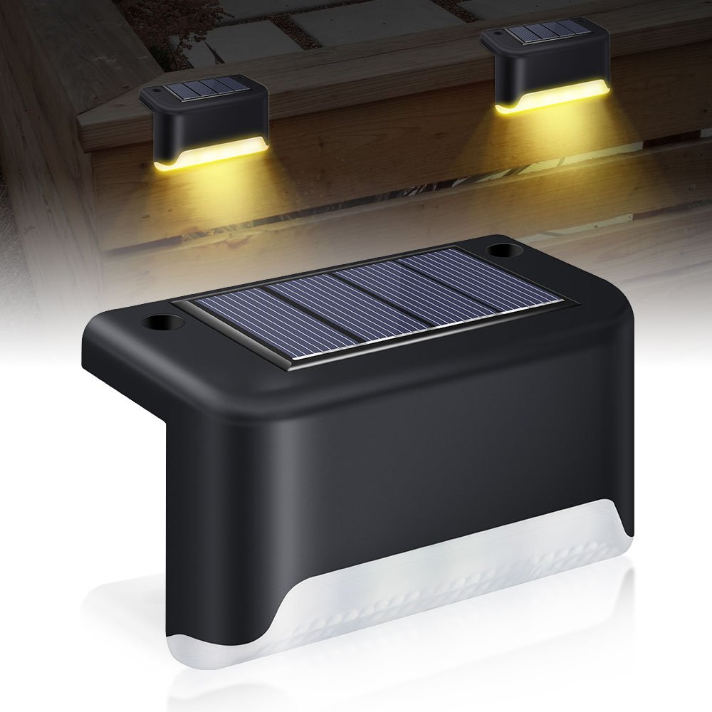 set 4 x lampa solara estetica exterioara pentru gard sau scari 6 Set 4 x Lampa Solara estetica exterioara pentru GARD sau SCARI - imagine 6