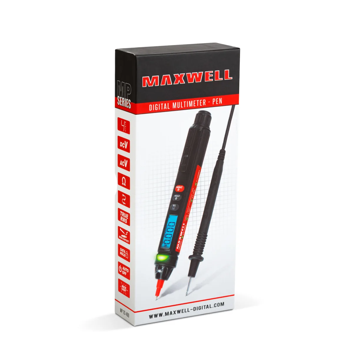 Multimetru digital tip creion True RMS 1000V, NCV, frecventa, capacitate, compact - imagine 3