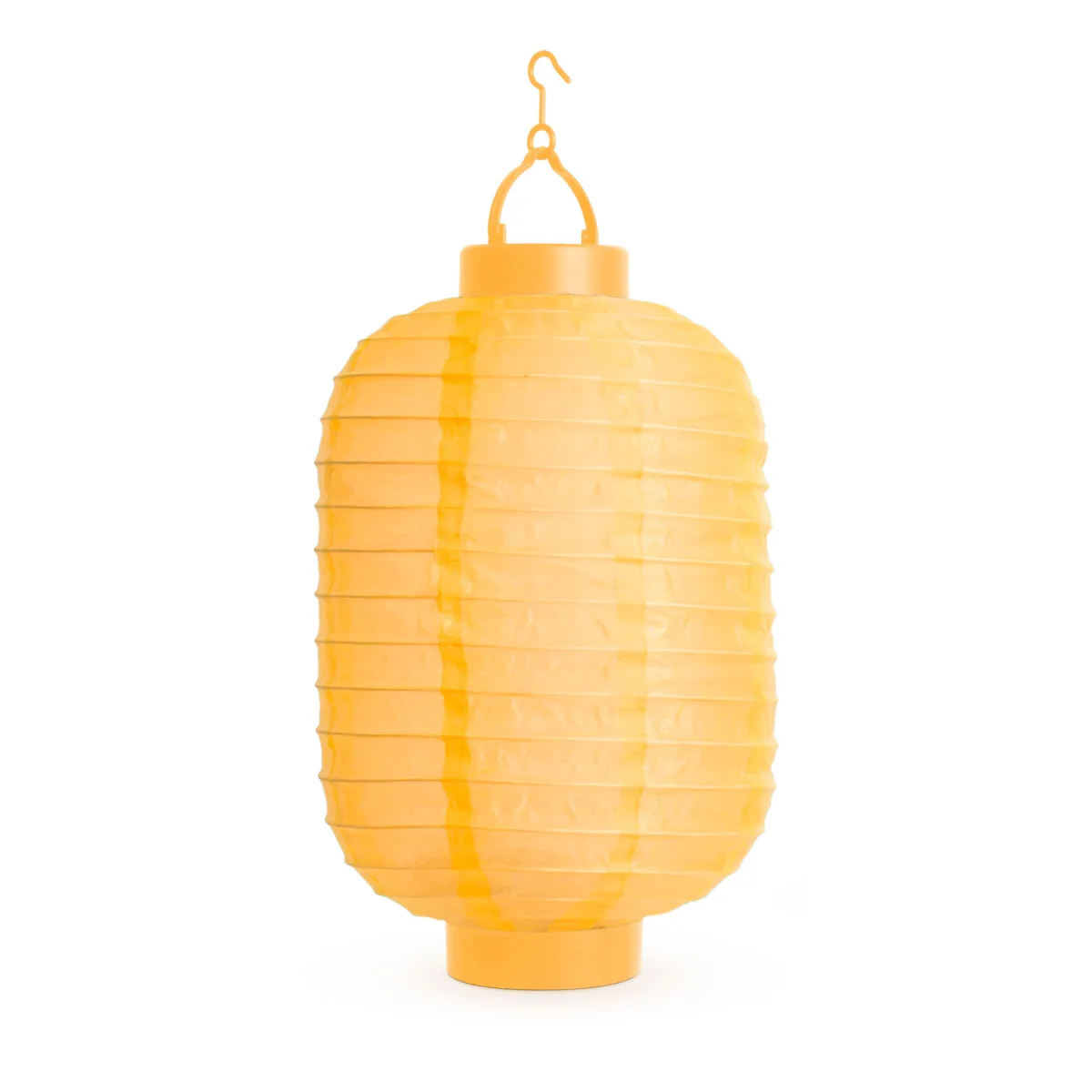Lampion solar, LED, Ø21 cm, alb rece, pentru gradina/ terasa/ balcon, decor exterior, 3 culori - imagine 3