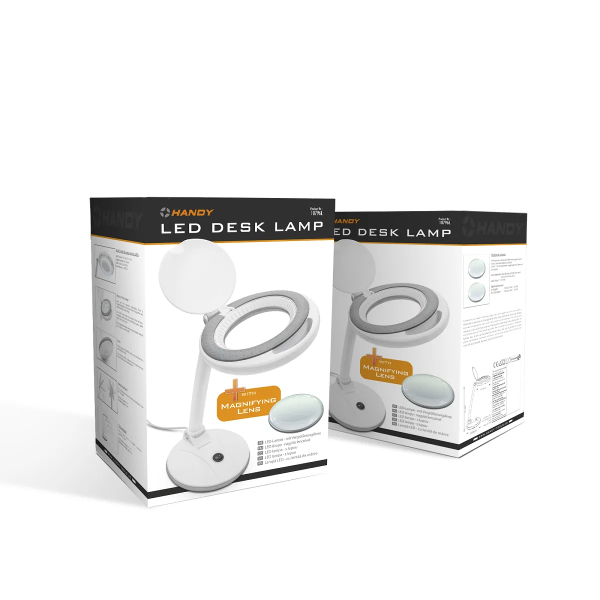 Lampa LED cu lupa 4 inch (100 mm), 3 dioptrii, 30 LED, 450 lumeni - imagine 12