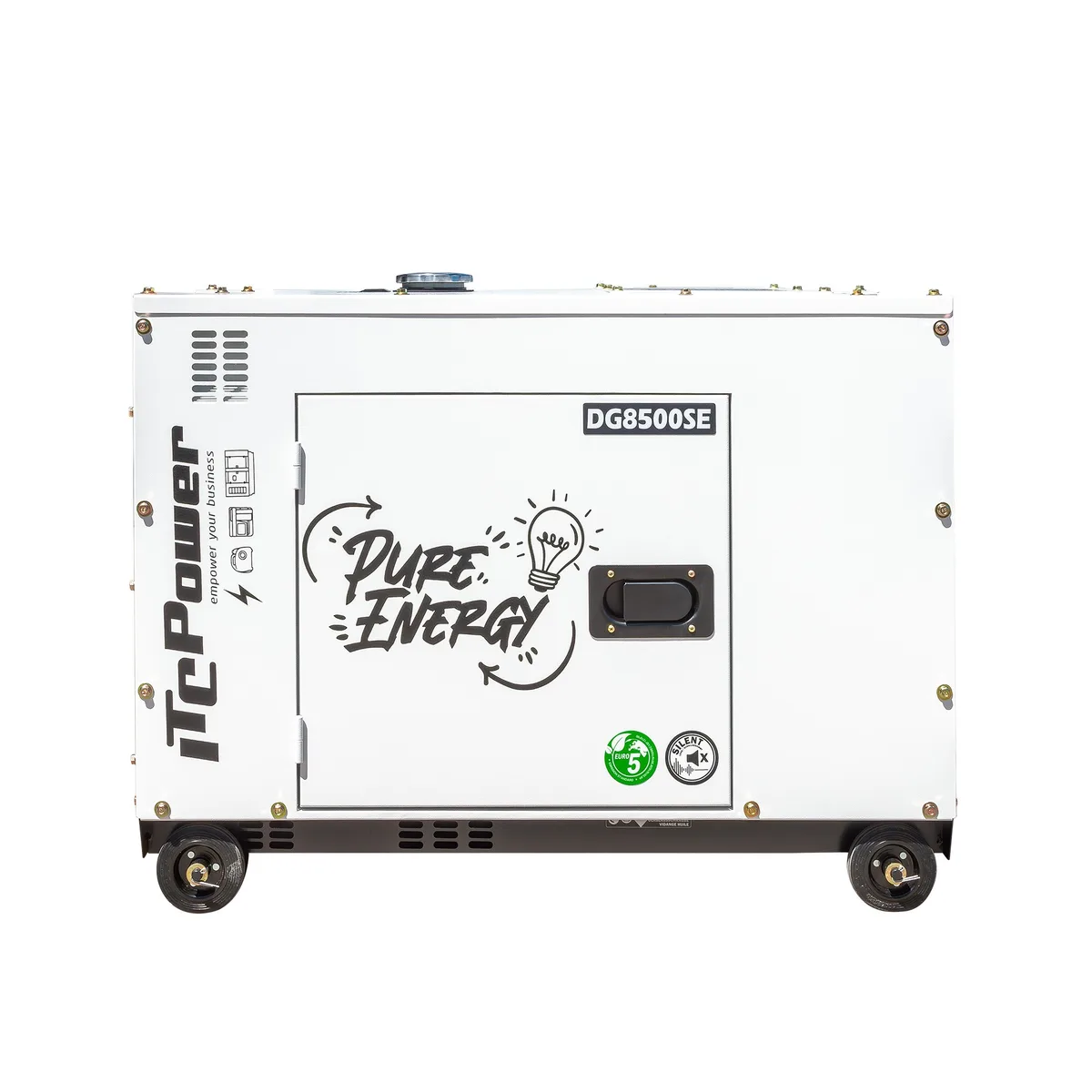 Generator diesel monofazat ITC Power DG8500SE, 6,3 kW, insonorizat, pregatit ATS - imagine 2