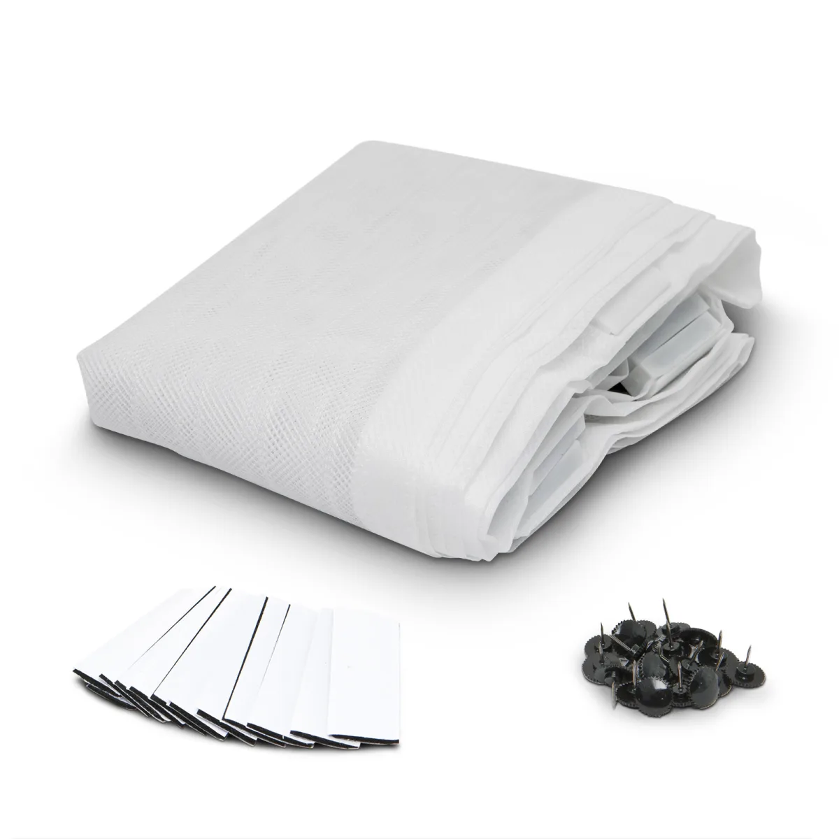 Plasa magnetica anti tantari pentru usa, 100x210 cm, alb, plasa insecte, rezistenta UV - imagine 3