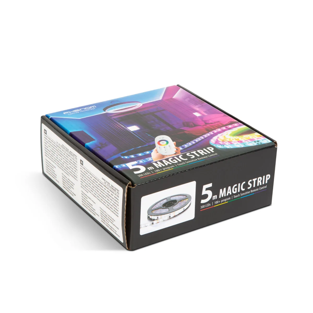 Banda LED RGB 5 m, telecomanda touch, multicolor, IP65, efecte lumini, decor interior /exterior - imagine 7
