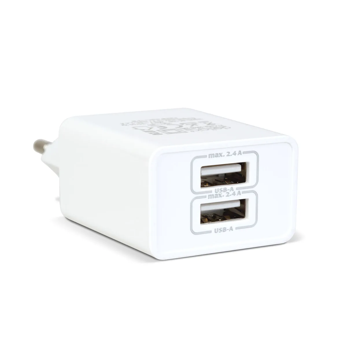 Incarcator USB priza 5V 2.4A adaptor retea rapid compact universal alb