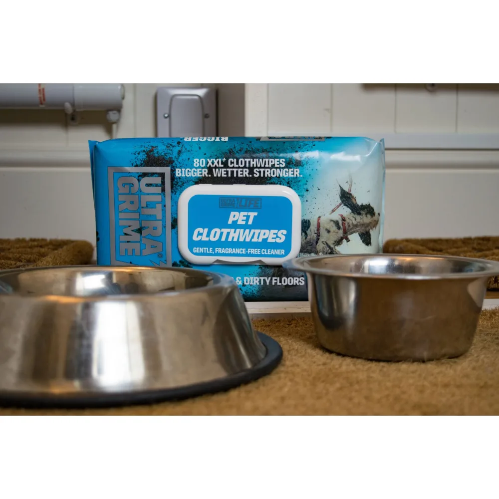 Servetele umede UltraGrime Pet Clothwipes, 38 cm x 25 cm, 80 de bucati - imagine 2