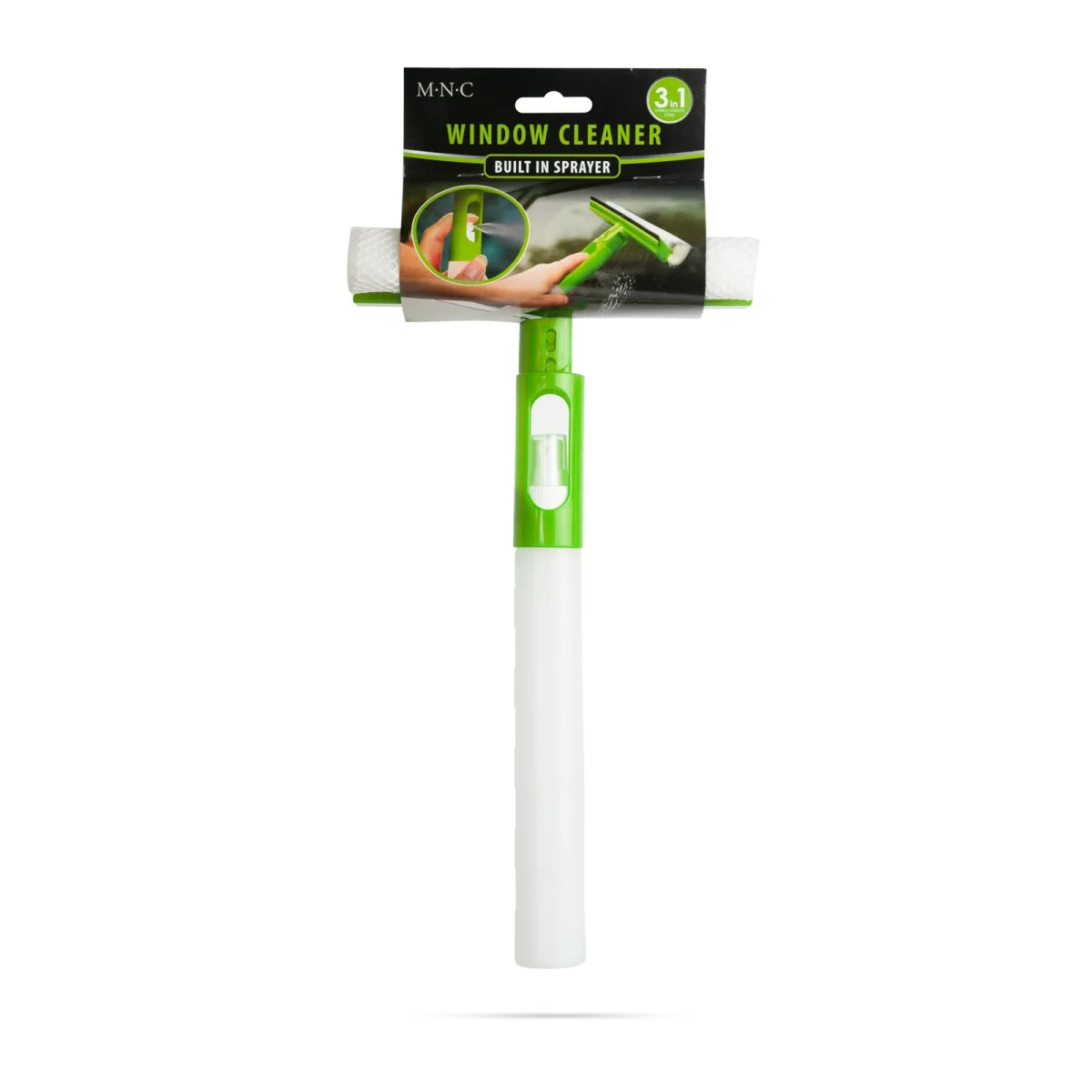 Curatator geamuri 3 in 1 cu spray si racleta, rezervor 150 ml pentru parbriz si ferestre fara urme - imagine 4