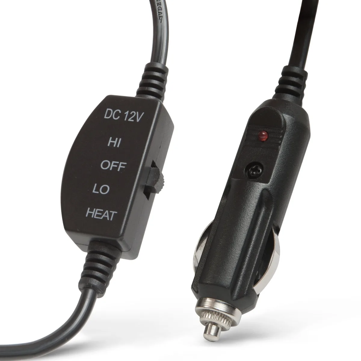 Husa incalzita pentru scaun auto, alimentare 12V la bricheta, intensitate reglabila, negru - imagine 3