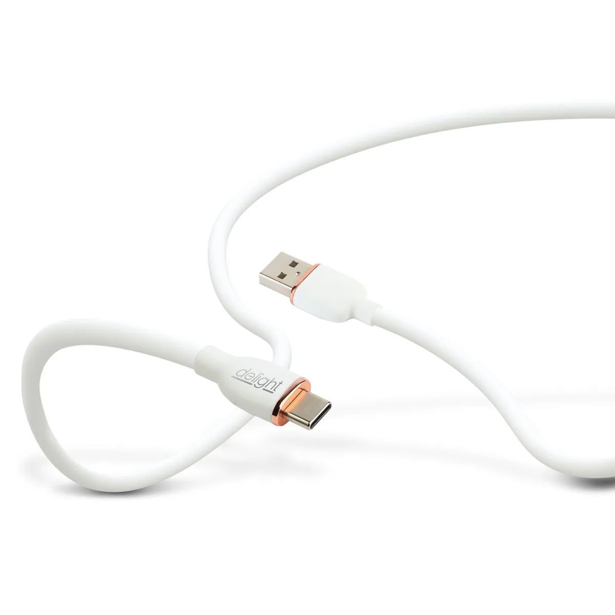 Cablu USB Type C la USB A 1m incarcare rapida 2.4A 12W si transfer date - imagine 2