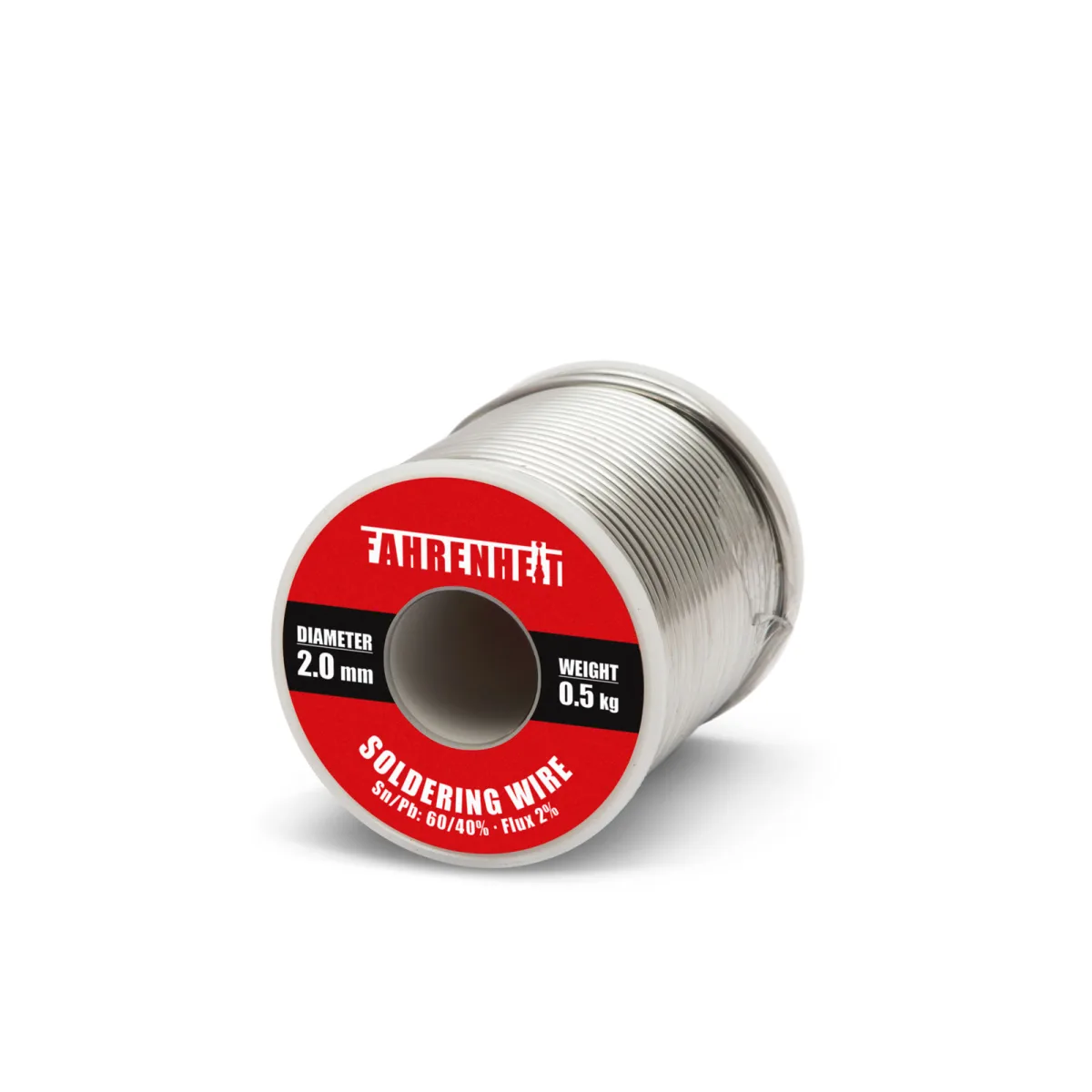 Staniu de lipit profesional 2 mm 0.5 kg Sn60 Pb40 cu flux 2% pentru electronica