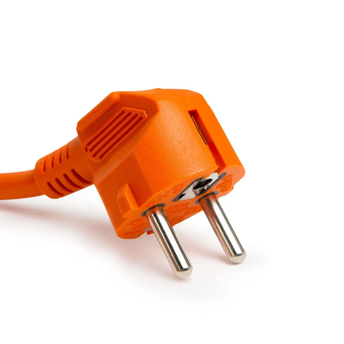 Prelungitor electric 20m portocaliu, 16A 250V, cablu 3x1.5mm, stecher 90 grade, uz exterior /interior - imagine 2