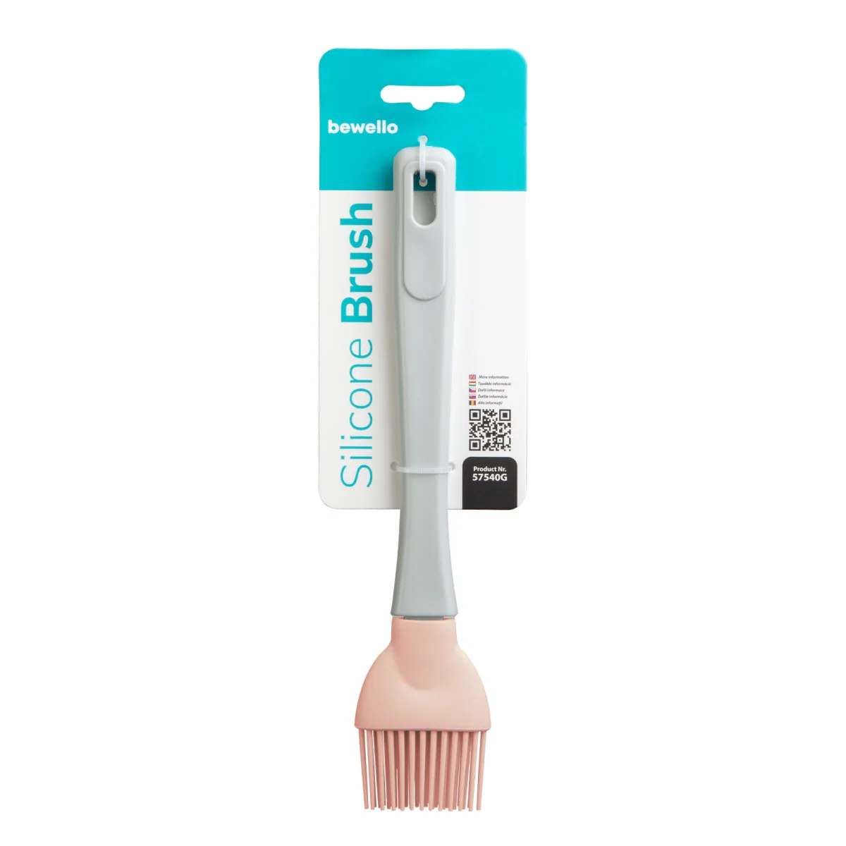 Perie silicon bucatarie 23 cm, pentru uns si gatit, rezistenta la caldura, usoara si flexibila