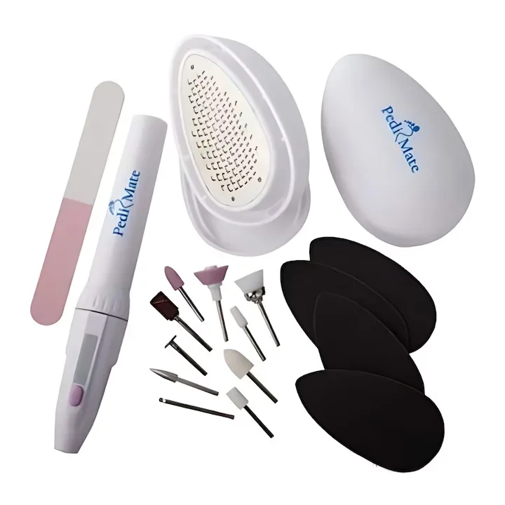 Set profesional Macvi® pentru pedichiura 18 piese pentru ingrijire completa a picioarelor
