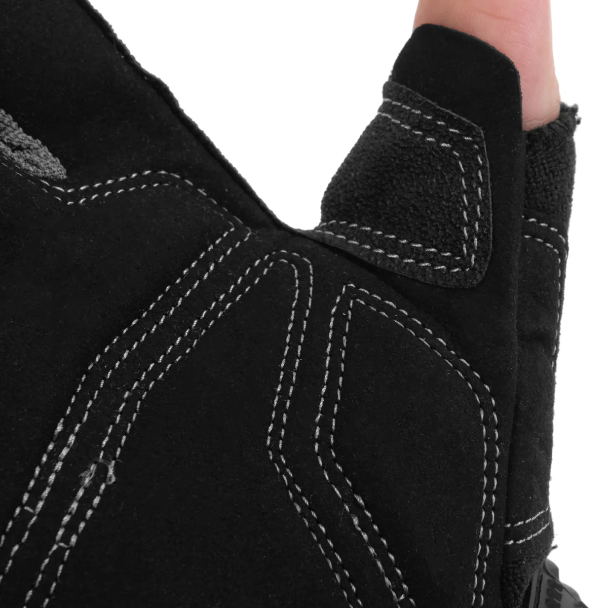 Manusi protectie M fara degete cu palma spuma, aderenta buna, standard EN388 2121X - imagine 3