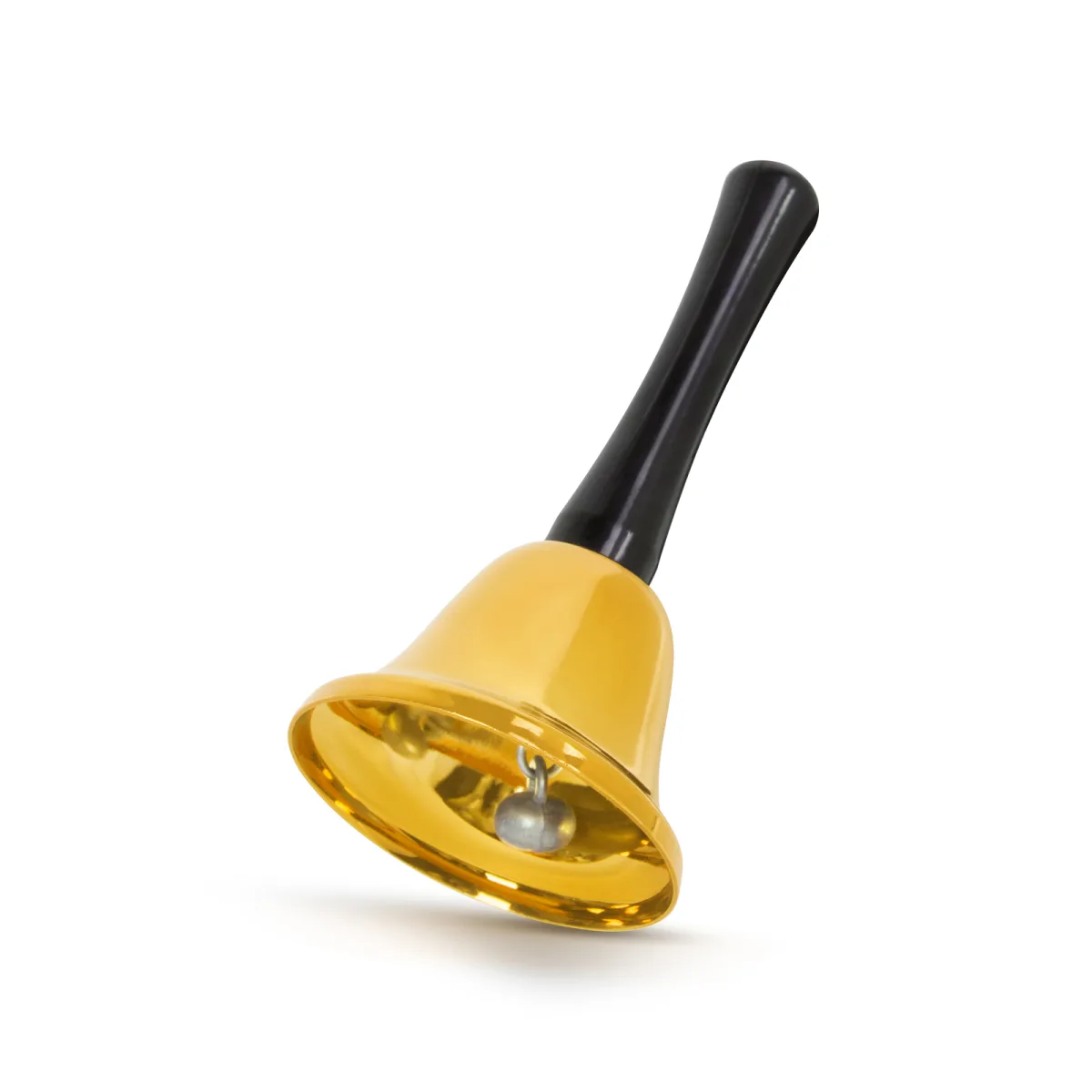 Clopotel Craciun auriu, 12,5 cm