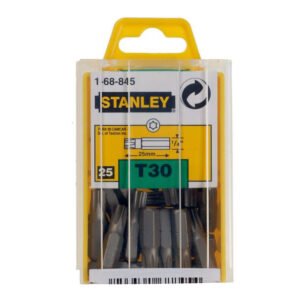 Stanley 1-68-845, set 25 biti, 25 mm, 1/4″, TX30, fixare C6.3