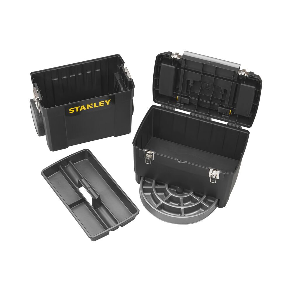 Stanley 1-93-968, Sistem modular pentru scule 2 in 1 Mobile Work, rulabil, maner rabatabil - imagine 3