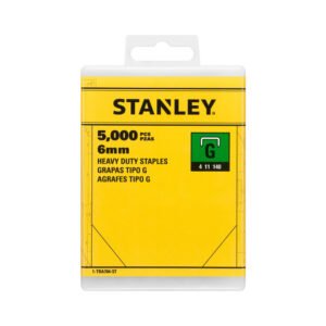 Stanley 1-TRA704-5T, capse pentru aplicatii profesionale, 6mm, 5000 buc tip G 4/11/140, blister