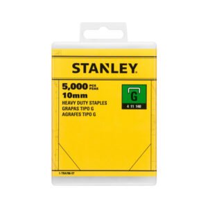 Stanley 1-TRA706-5T, capse pentru aplicatii profesionale, 10mm, 5000 buc tip G 4/11/140, blister