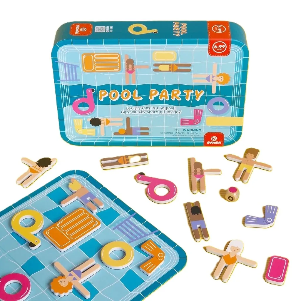 Joc magnetic de strategie Petrecere la piscina, Svoora