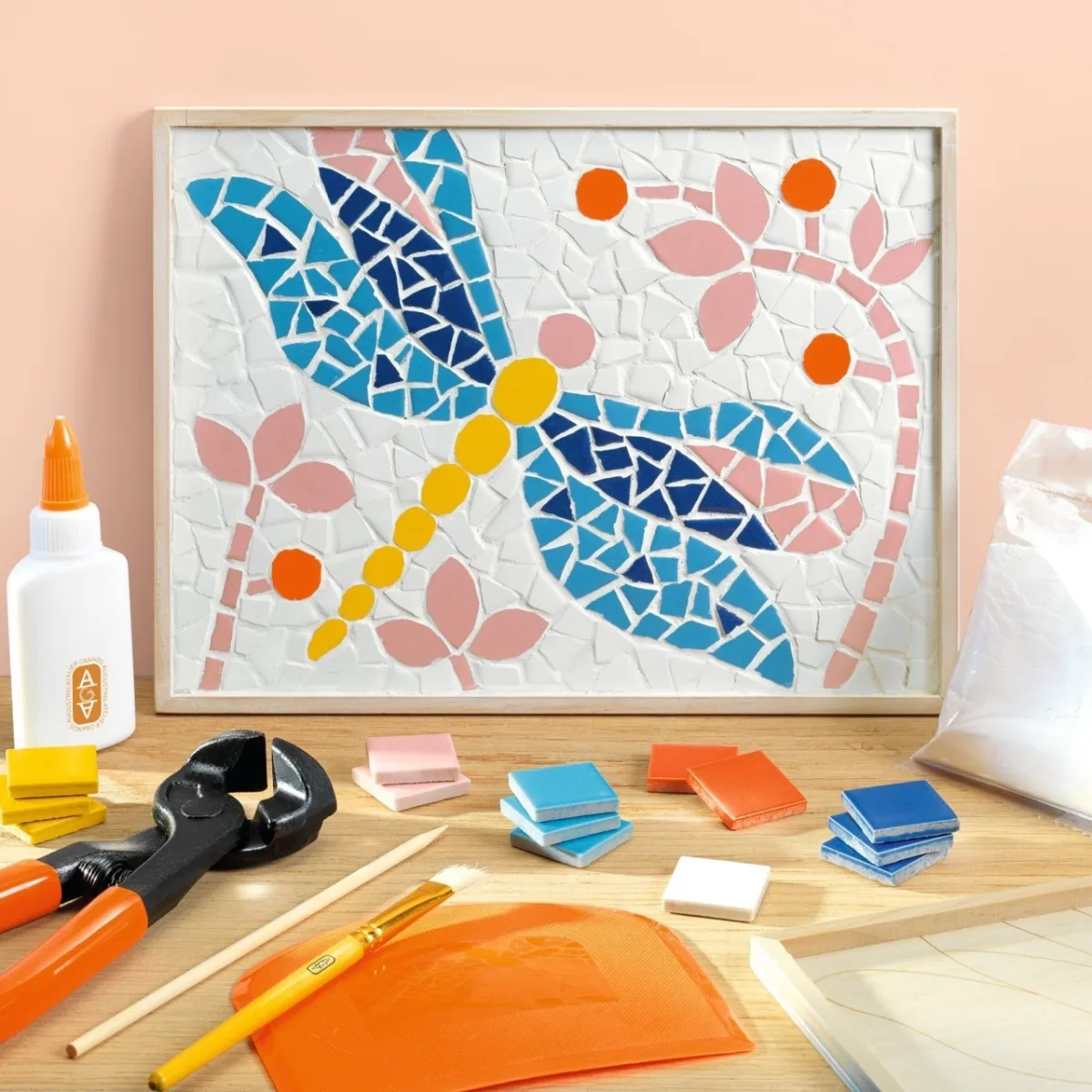 Atelier creativ 72 pentru adulti Mozaic , Djeco - imagine 2
