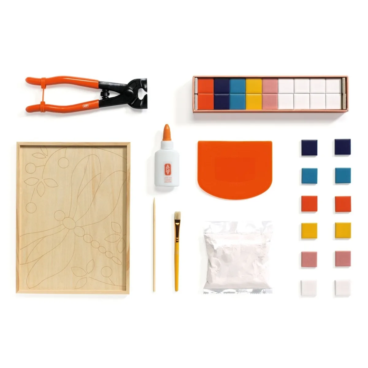 Atelier creativ 72 pentru adulti Mozaic , Djeco - imagine 4