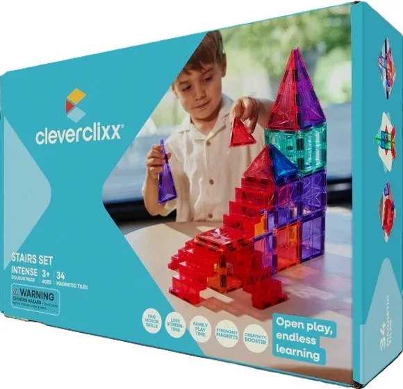 Set magnetic de construit Scari, Cleverclixx