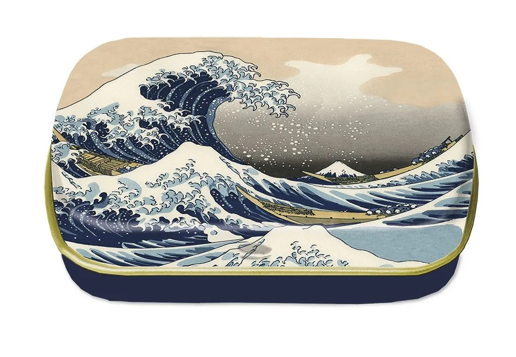Cutiuta metalica design Hokusai, Fridolin