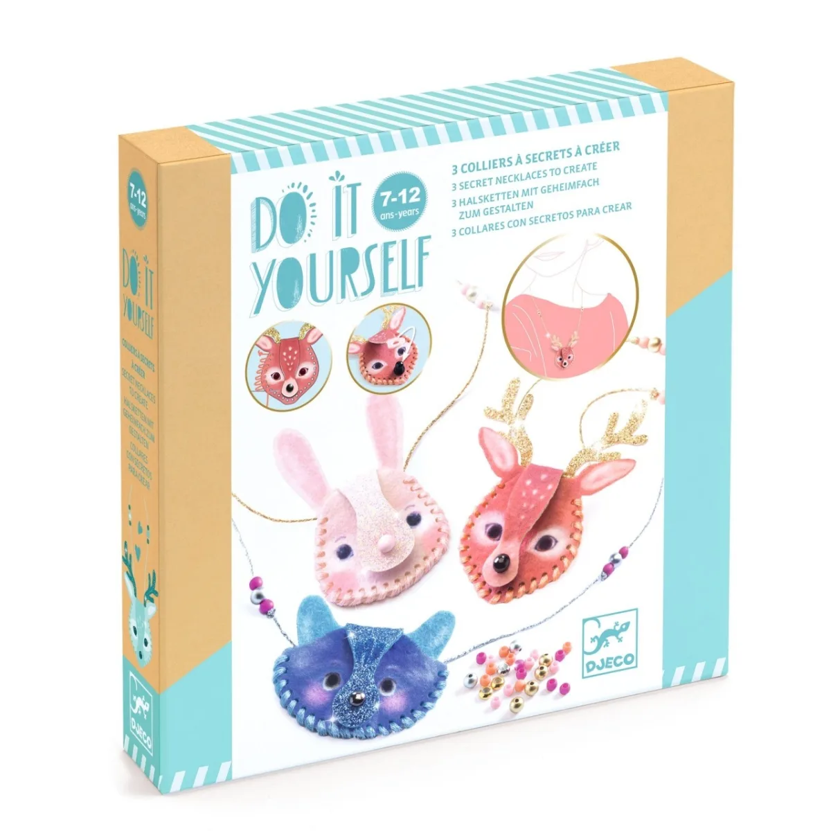 Joc creativ DIY Coliere secrete, Djeco