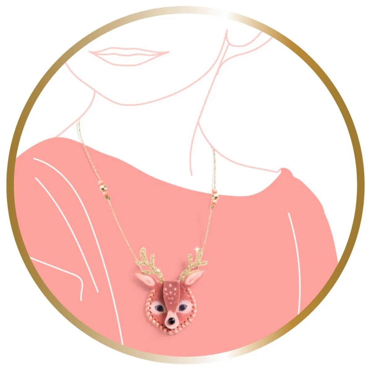 Joc creativ DIY Coliere secrete, Djeco - imagine 3