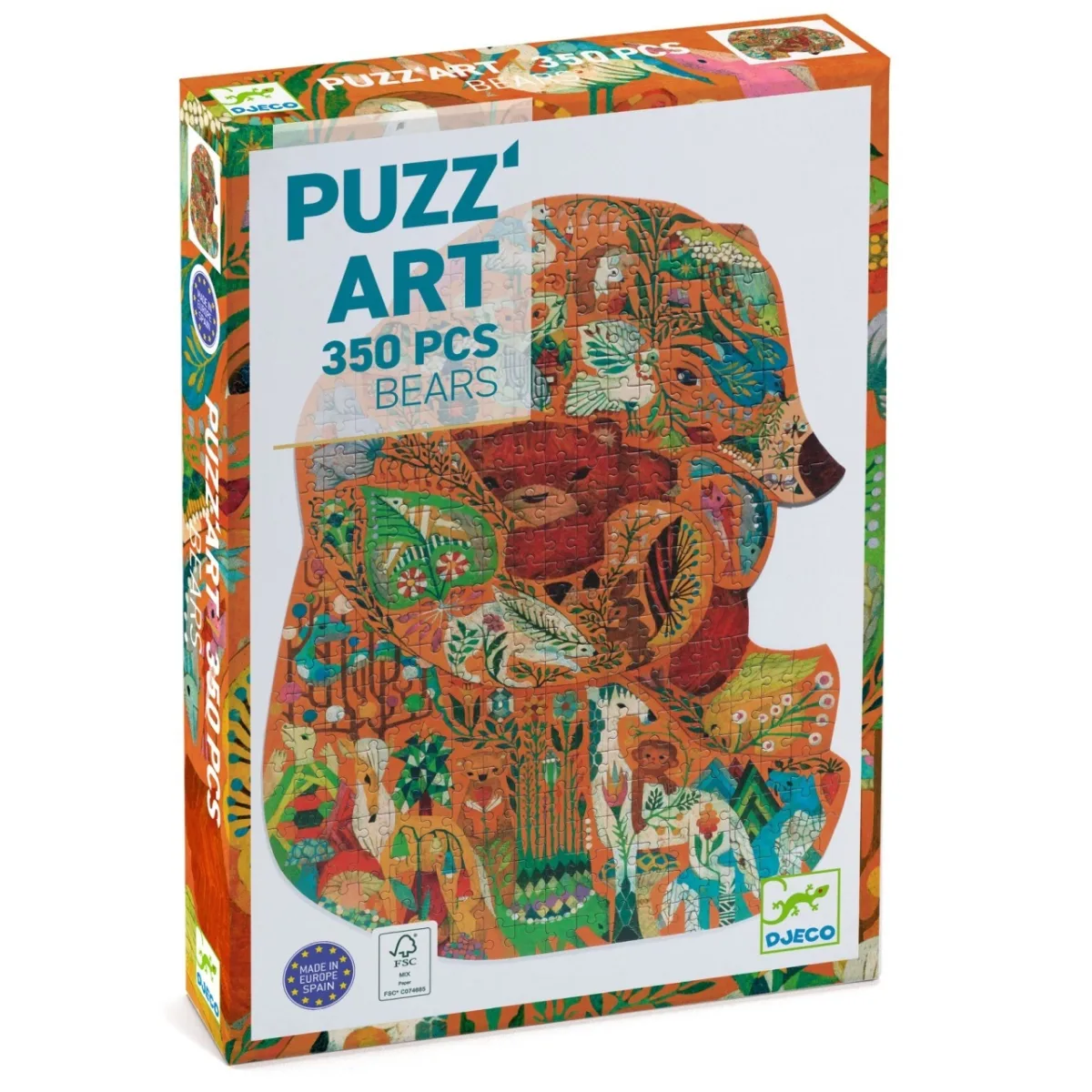 Puzzle Puzz'Art Ursul, Djeco