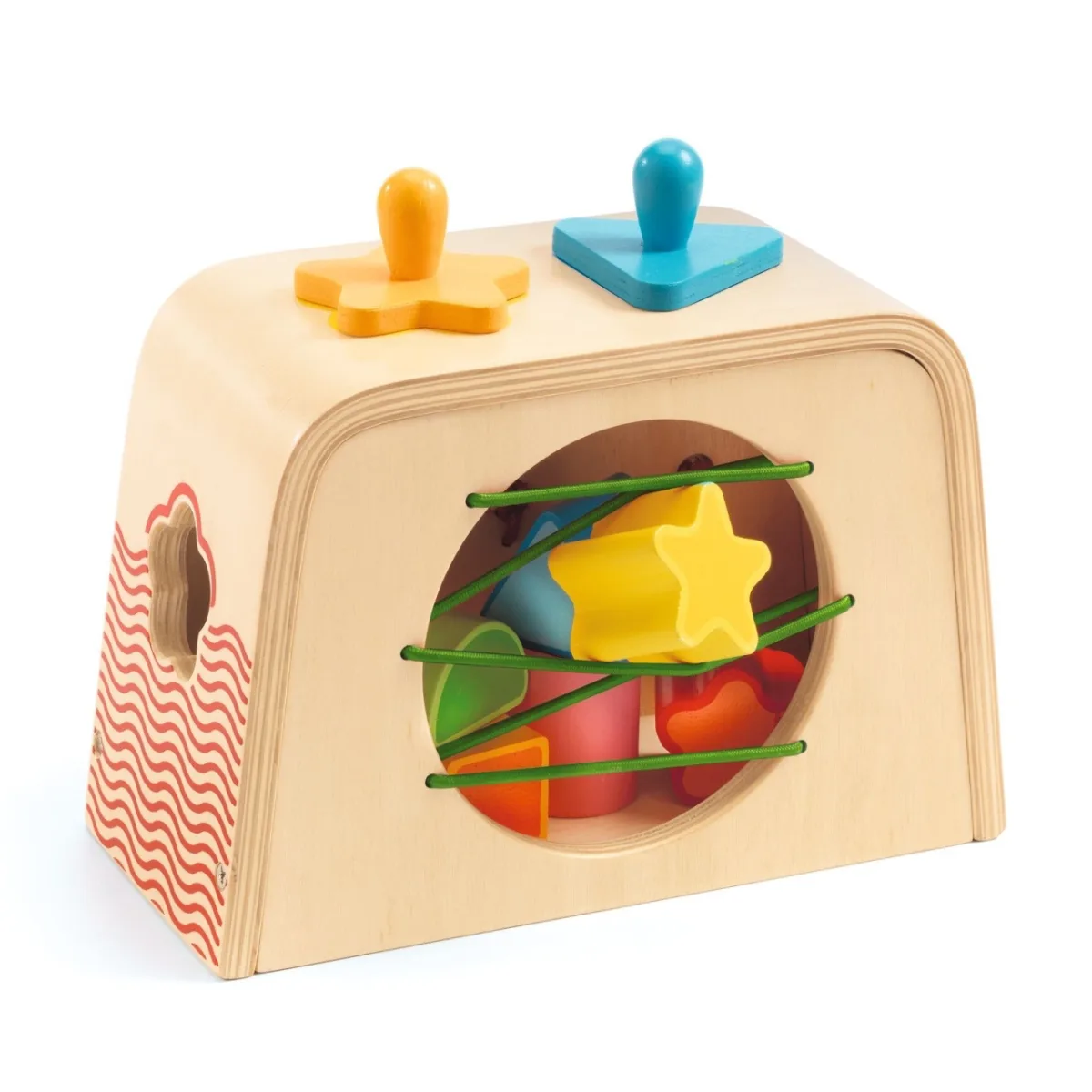 Cutie de sortat forme Multi Boita, Djeco - imagine 3