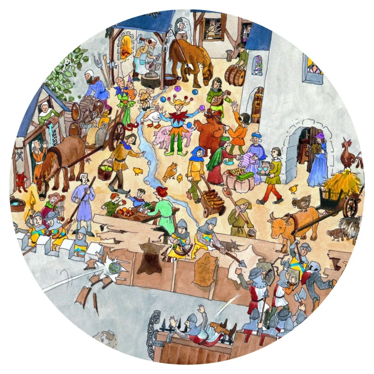 Puzzle observatie Fortareata, Djeco - imagine 3