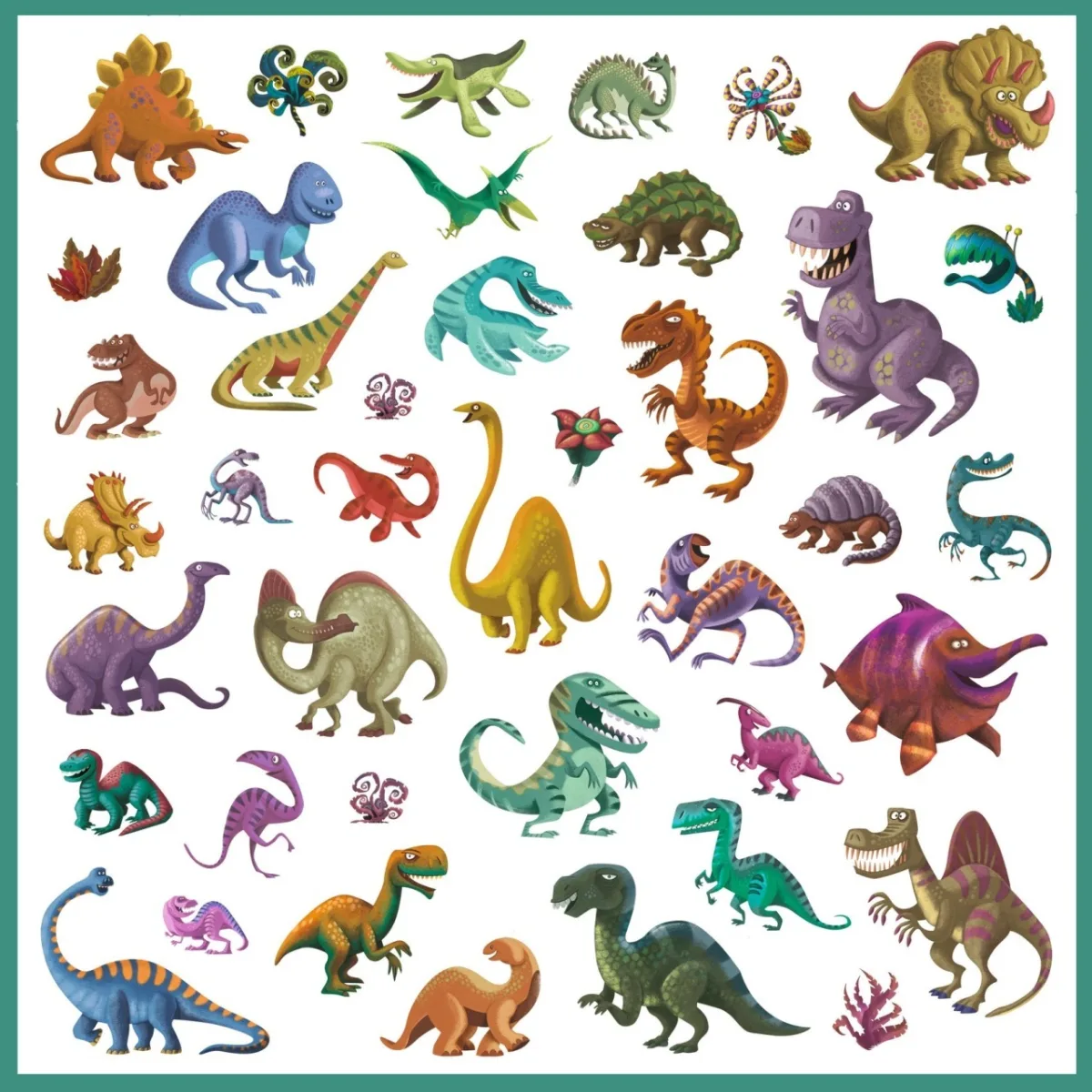 Abtibilduri Dinozauri, Djeco - imagine 3
