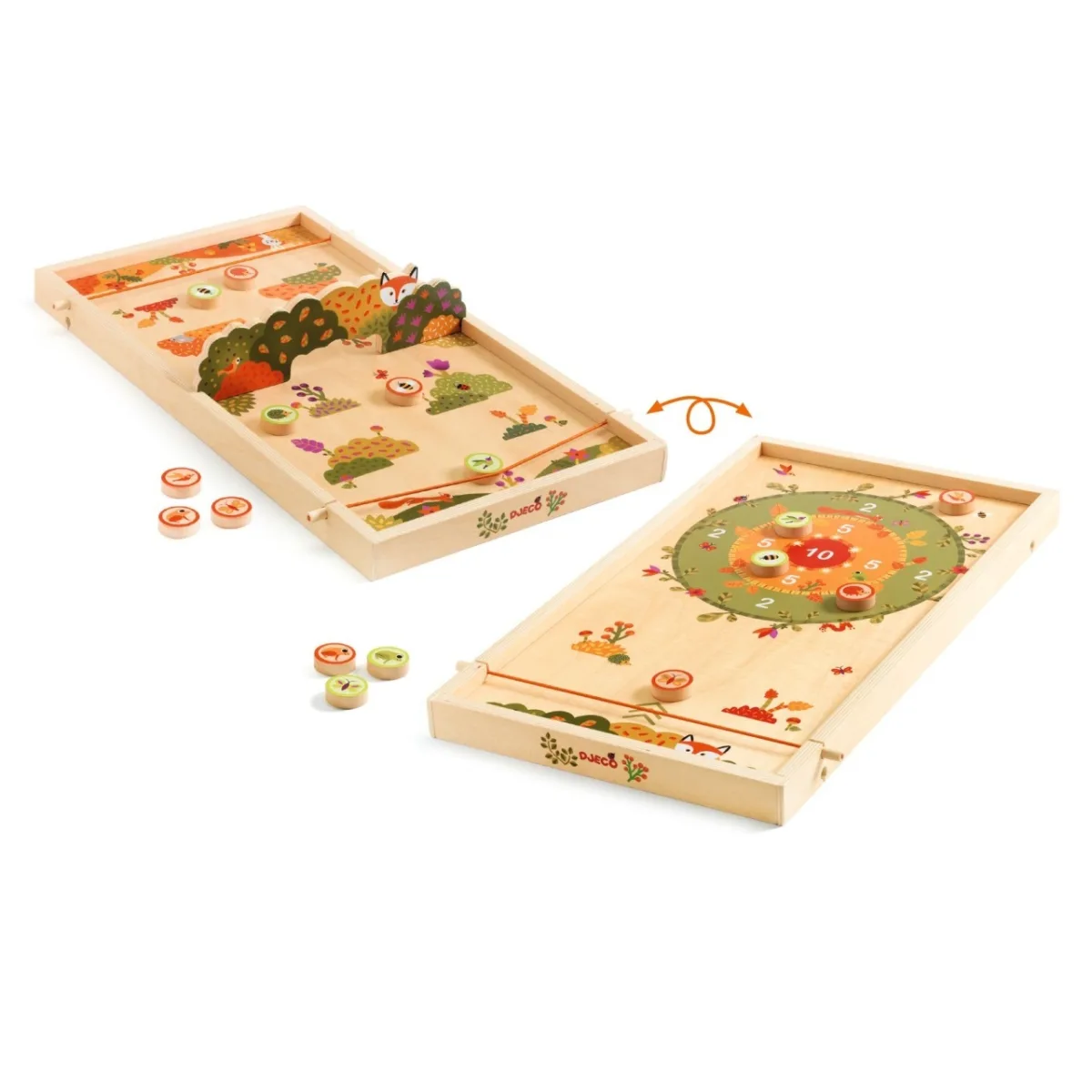 Joc de indemanare din lemn 2 in 1, Djeco - imagine 4