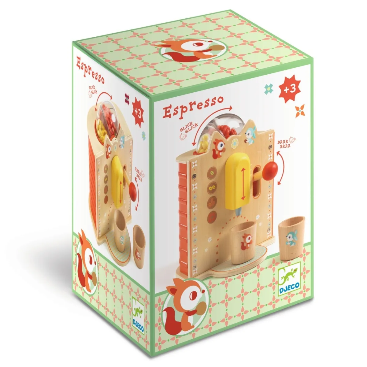 Joc de rol Espressor din lemn, Djeco